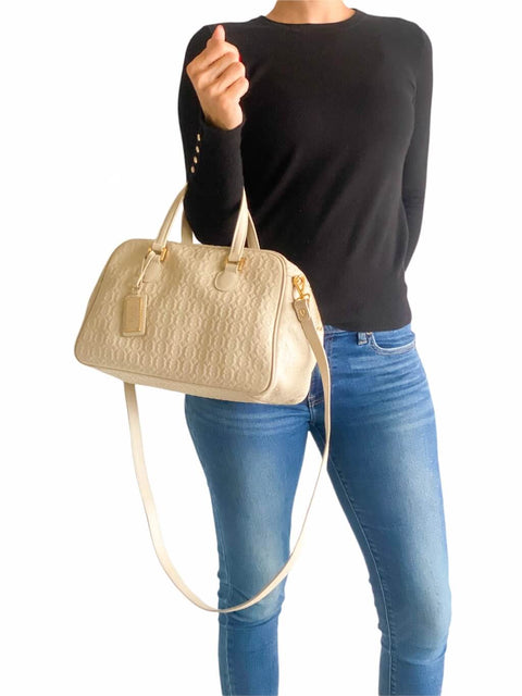 Cartera Beige