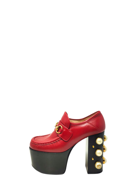 Mocasines "Horsebit Accent Leather Pumps"