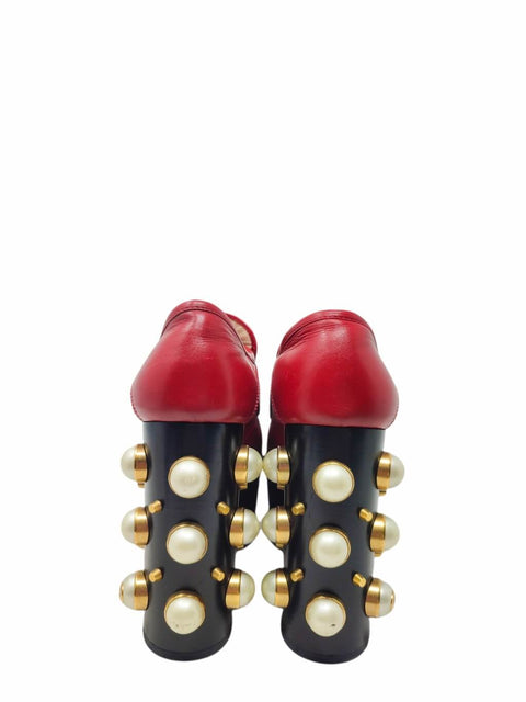 Mocasines "Horsebit Accent Leather Pumps"