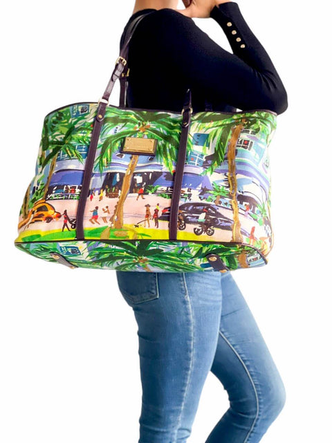 Bolso "Ailleurs Cabas GM Limited Edition Printed Canvas"