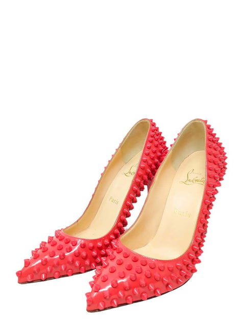 Tacones "Patent Leather Studded Accents Pumps"