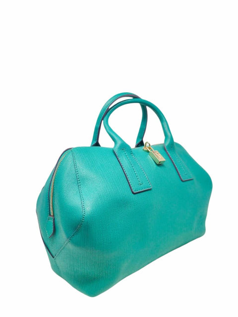 Cartera Verde Azul