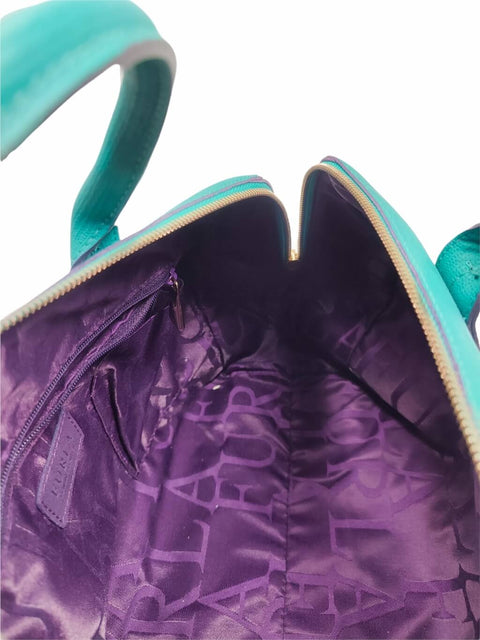 Cartera Verde Azul