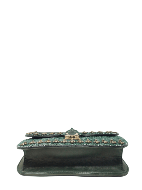 Cartera "Rockstud Lock Embellished Shoulder Bag"