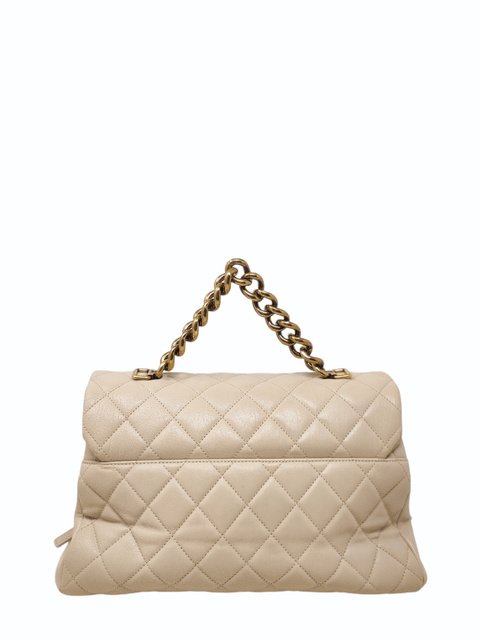 Cartera "Paris-Rome Large Trapezio Flap Bag"