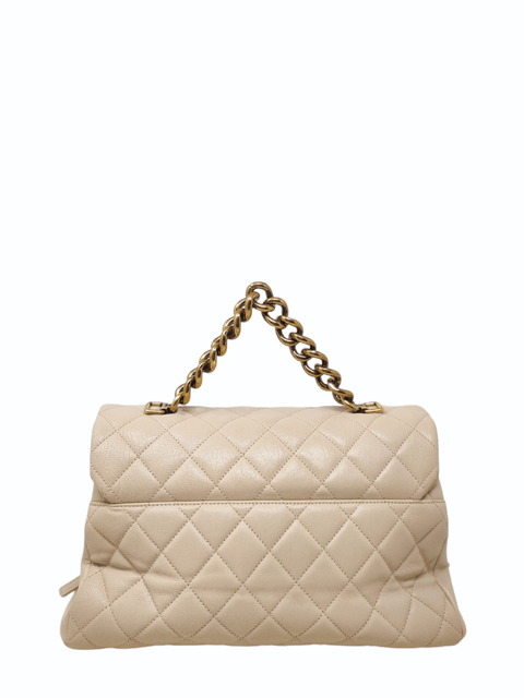 Bolso "Paris-Rome Large Trapezio Flap Bag"