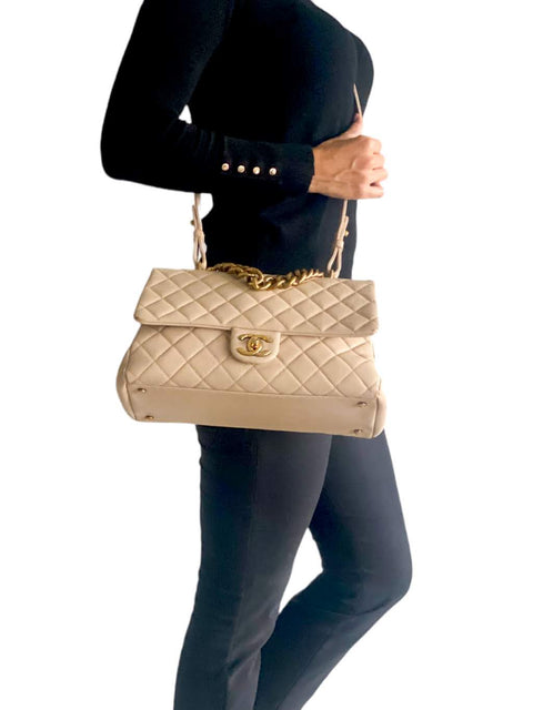 Bolso "Paris-Rome Large Trapezio Flap Bag"