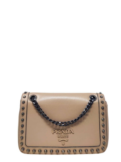 Cartera "Cammeo Leather Studded Crossbody"
