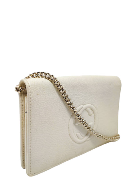 Bolso "Soho Wallet on Chain Ivory"