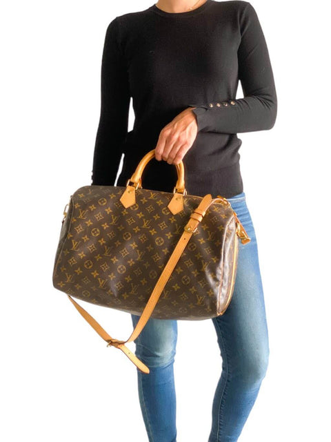 Cartera "Speedy 40 Bandouliere Monogram"