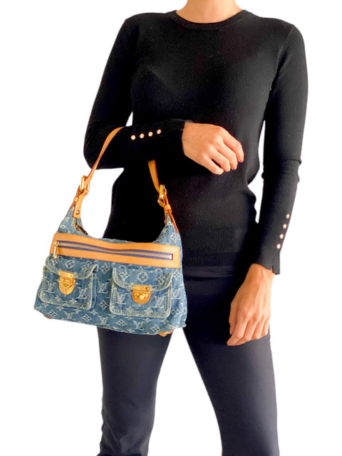 Bolso "Denim Monogram Baggy PM"