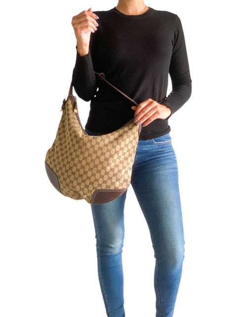Cartera "Large GG Canvas Princy Hobo"