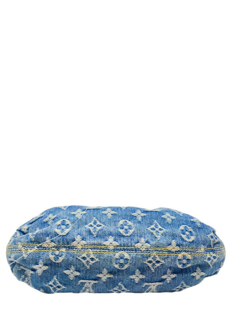 Cartera "Monogram Denim Mini Pleaty Blue"