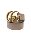 Correa "Leather belt with Double G buckle"