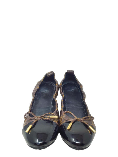 Baletas "Coated Canvas Mesh Accents Ballet Flats"