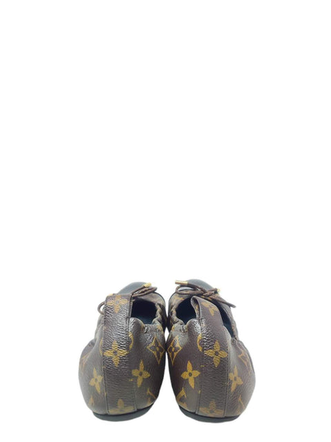 Baletas "Coated Canvas Mesh Accents Ballet Flats"