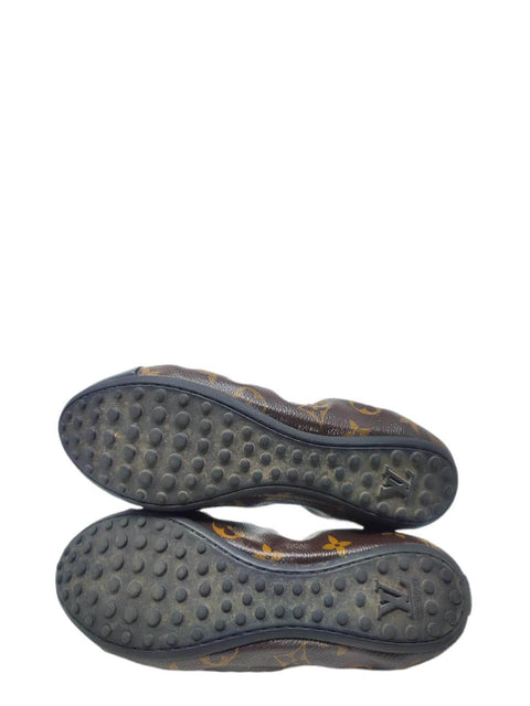 Baletas "Coated Canvas Mesh Accents Ballet Flats"