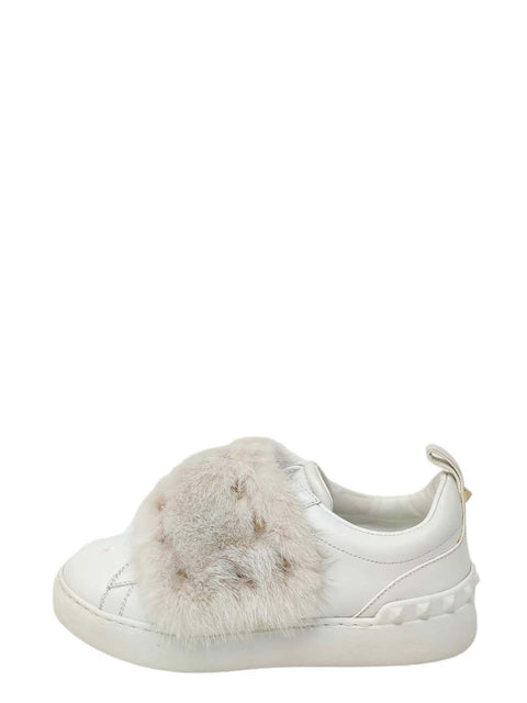 Tenis "Rockstud Accents with Mink Trim"