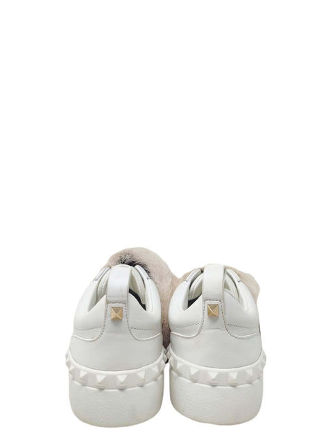 Tenis "Rockstud Accents with Mink Trim"