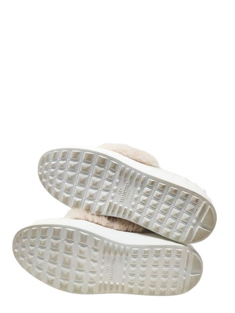 Tenis "Rockstud Accents with Mink Trim"