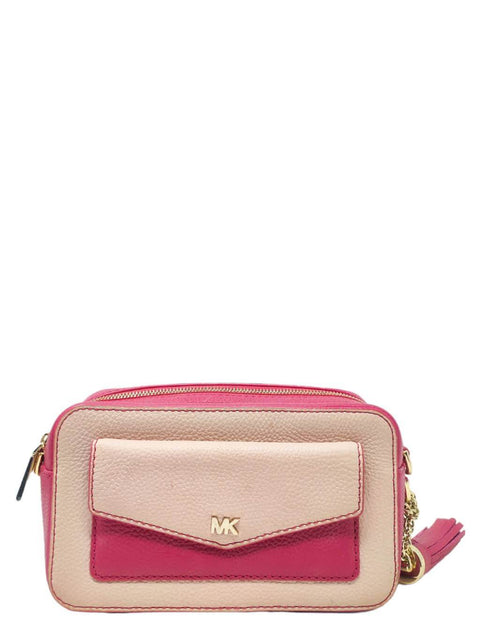 Cartera "Leather Trim Crossbody Bag"