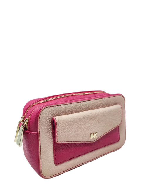 Cartera "Leather Trim Crossbody Bag"