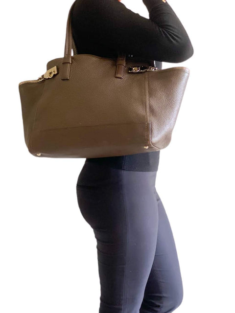 Bolso "Leather Gancio Tote"