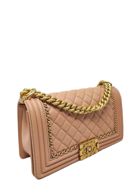 Cartera "Lambskin Quilted Medium Multi Chains Boy Bag"