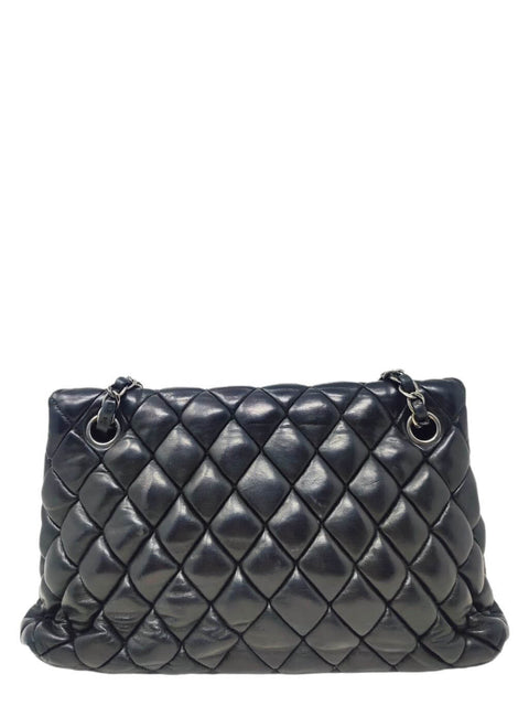Cartera "Chanel Black Quilted Lambskin Classic Flap Shoulder Bag"