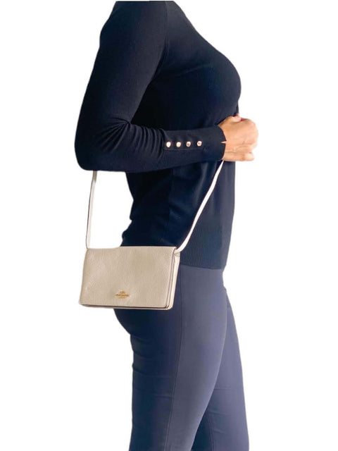Cartera Beige