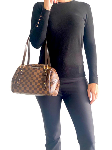 Bolso "Damier Ebene Rivington PM"