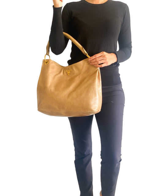 Bolso "Vitello Daino Hobo Bag"