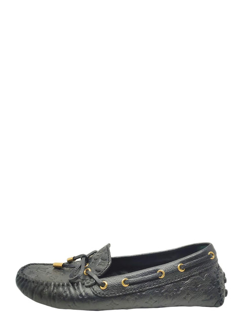Mocasines "LV Monogram Leather Loafers"