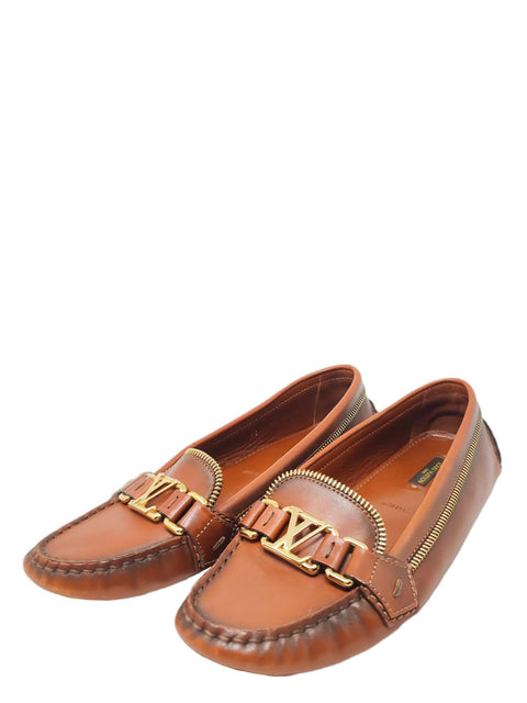 Mocasines "Leather Zipper Loafers"