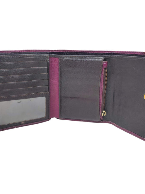 Billetera "Logo-Embossed Leather Wallet"