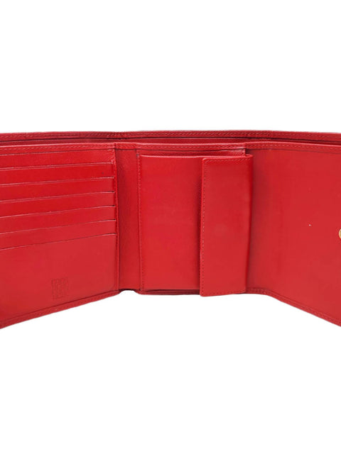 Billetera "Logo-Embossed Leather Wallet"