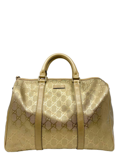 Bolso "Gold GG Imprime Canvas Medium Joy Boston Bag"