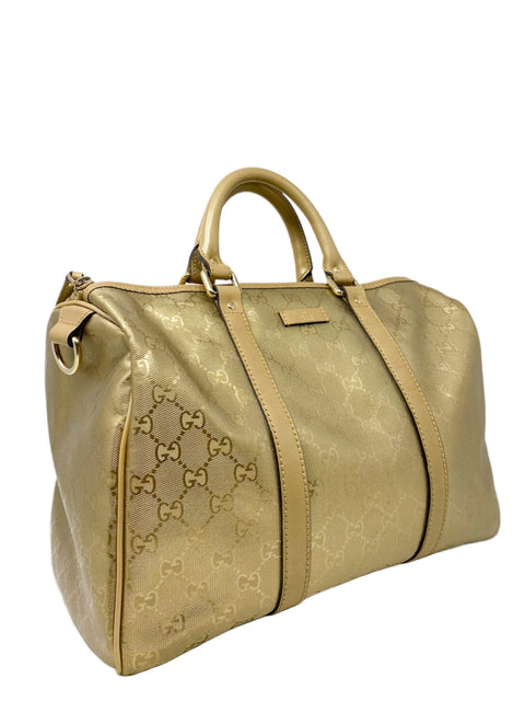 Bolso "Gold GG Imprime Canvas Medium Joy Boston Bag"