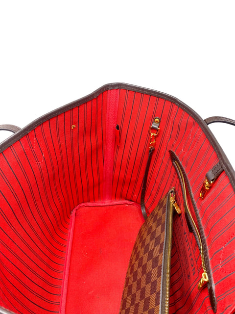 Bolso "Damier Ebene Neverfull MM with Pouch"