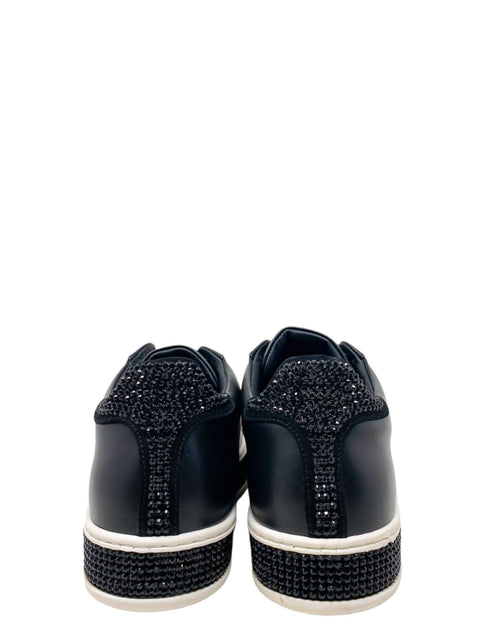 Tenis "Leather Lo-Top Sneakers Crystal"
