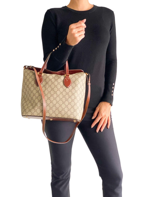 Bolso "GG Supreme Monogram Linea A Foldover"