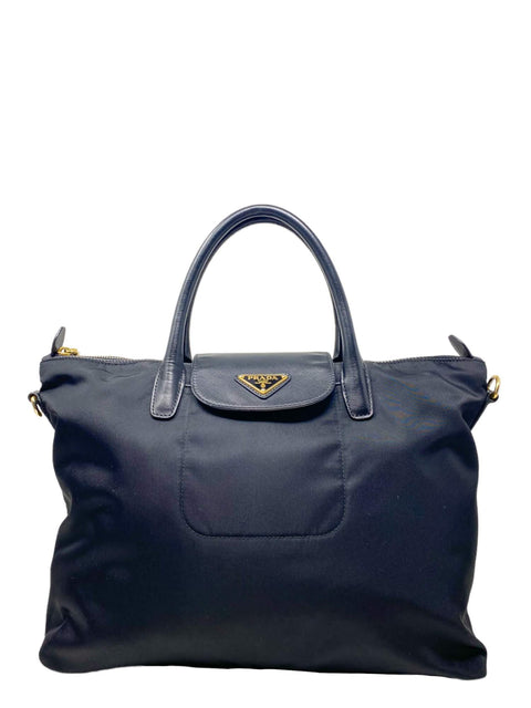 Bolso "Shopping Tessuto + Saffiano"