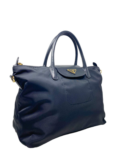 Bolso "Shopping Tessuto + Saffiano"