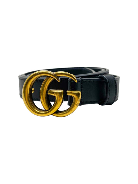 Correa "Leather belt with Double G buckle"