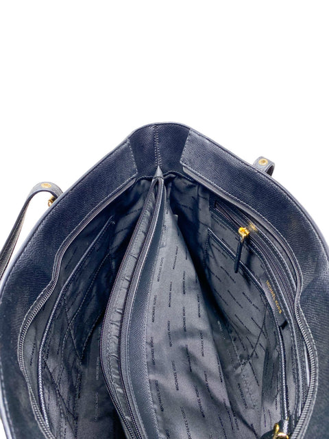 Bolso "Voyager Medium Crossgrain Leather Tote Bag"