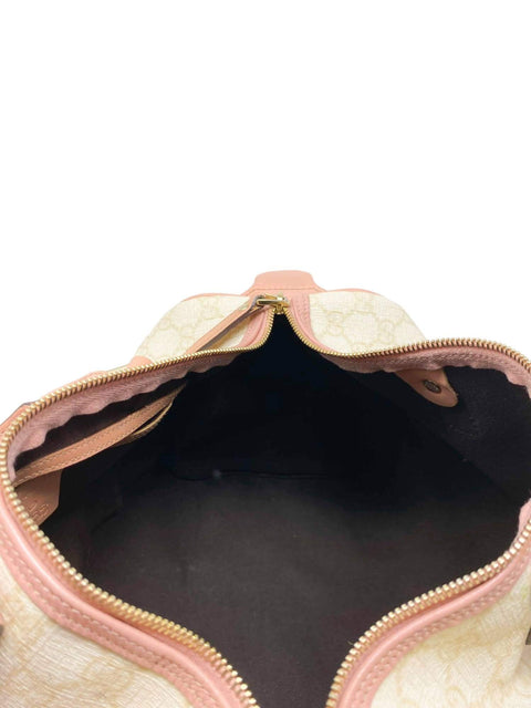 Bolso "Monogram medium web stripe joy boston pink"