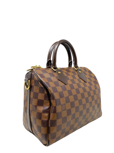 Bolso "Damier Ebene Speedy Bandoulière 25"