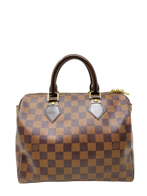 Bolso "Damier Ebene Speedy Bandoulière 25"