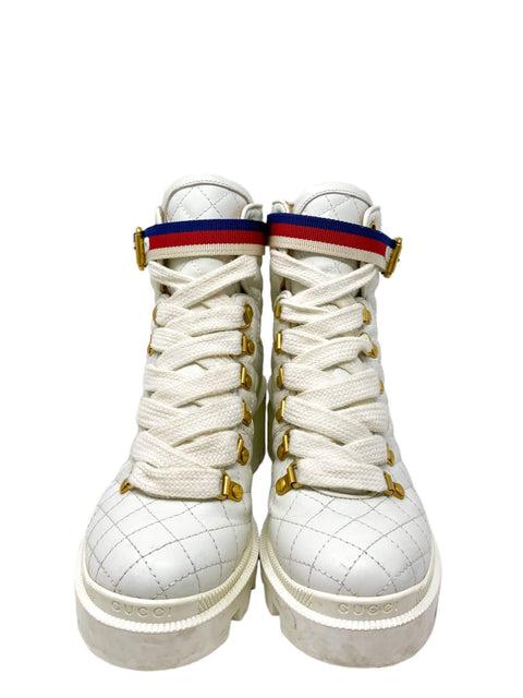Botas "Trip Sylvie Web Accent Combat Boots"
