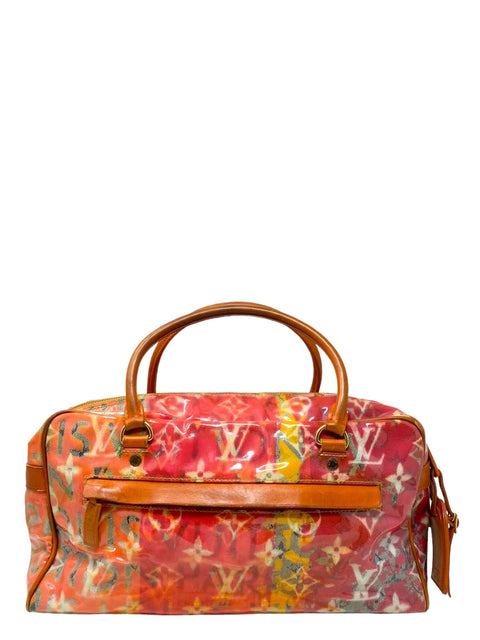 Bolso "Louis Vuitton x Richard Prince Monogram Pulp Weekender"